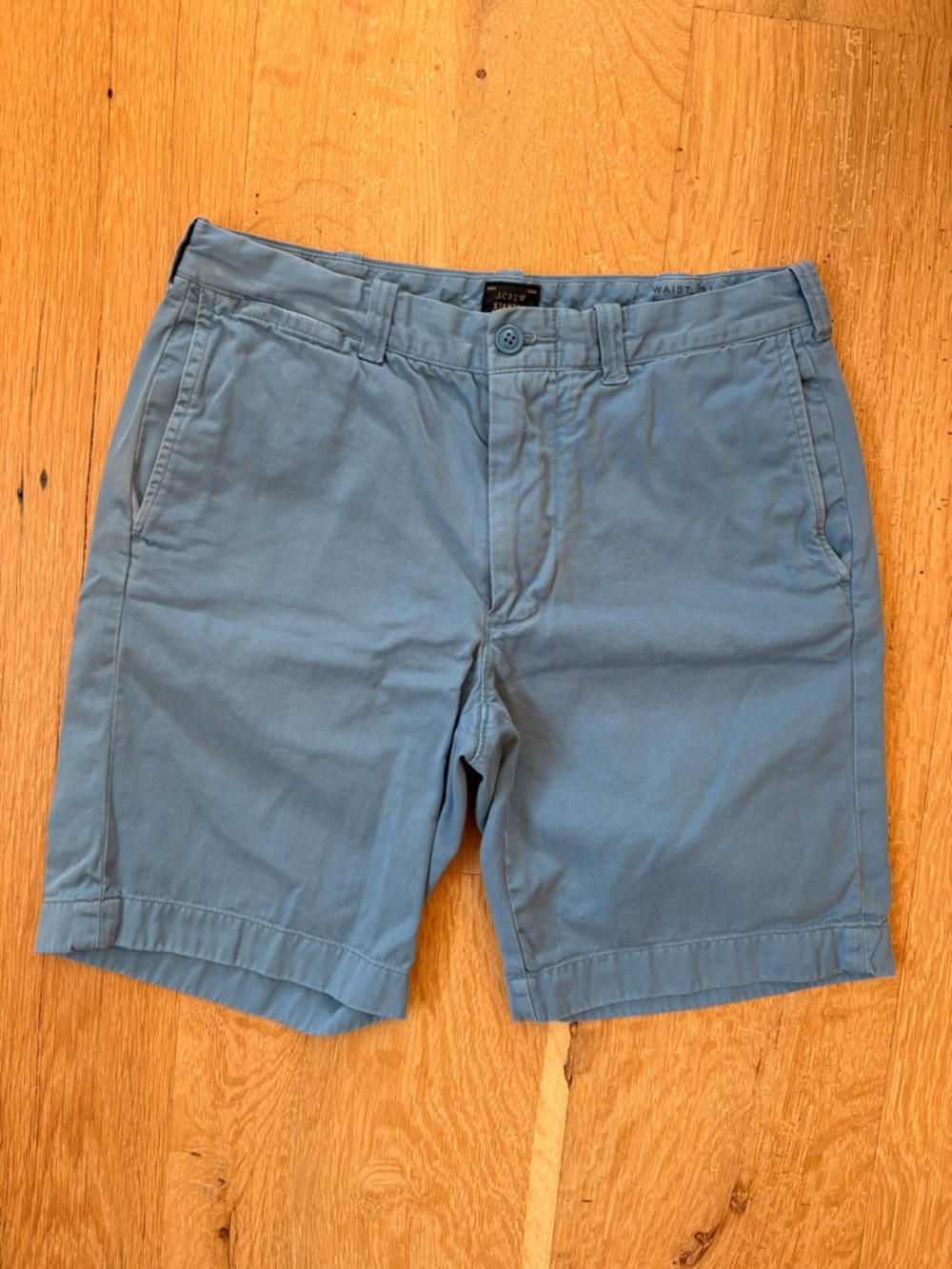 J Crew Blue Cotton Chino Shorts